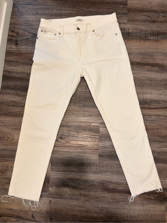 Ralph Lauren Denim - Ralph Lauren Polo High-ride ankle skinny jeans with raw hem Size 31